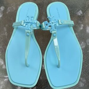 Tory Burch Blue Roxanne Jelly Sandals